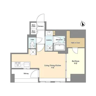 MODIER GINZA EAST【3階】の間取り