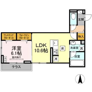 ステラ ルーチェ【1階】の間取り