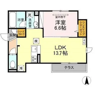 ステラ ルーチェ【1階】の間取り