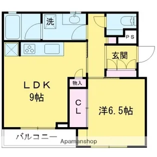エンジェル榮【3階】の間取り