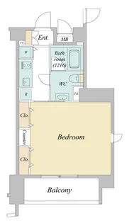 ニューシティアパートメンツ亀戸【6階】の間取り