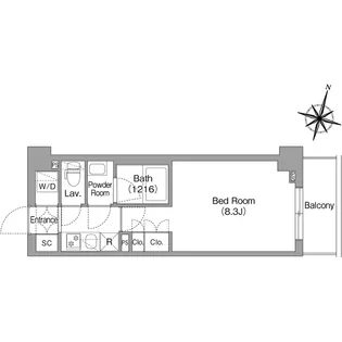 コンフォリア・リヴ南六郷【2階】の間取り