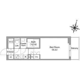 コンフォリア・リヴ南六郷【3階】の間取り