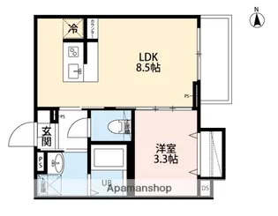 ROBOT HOME 平和島【2階】の間取り