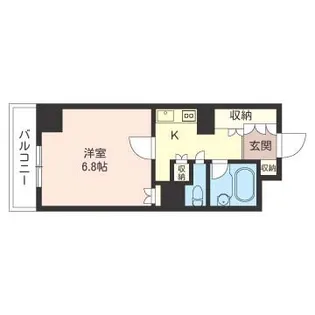 LASANTE川崎【11階】の間取り