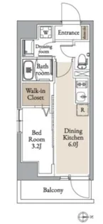 グランカーサ住吉Ⅱ【8階】の間取り