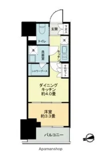 ザ・ライオンズフォーシア鶴見【309号室】の間取り