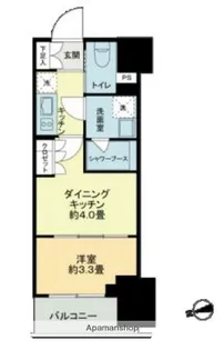 ザ・ライオンズフォーシア鶴見【308号室】の間取り