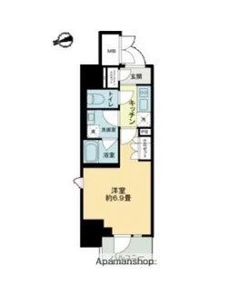 ザ・ライオンズフォーシア鶴見【5階】の間取り