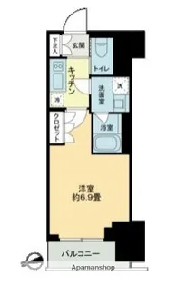 ザ・ライオンズフォーシア鶴見【5階】の間取り