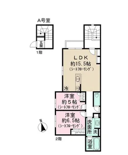 リバーサイドO.M【2階】の間取り