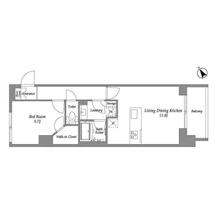 シーズンフラッツ大森西【3階】の間取り
