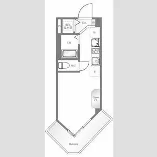 上野アビタシオン【10階】の間取り