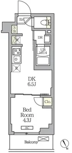 クラリティア馬込【2階】の間取り