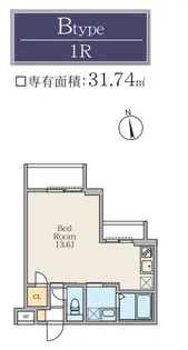 SーRESIDENCE駒場東大前【2階】の間取り