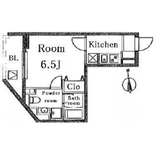 レジディア蒲田Ⅱ【9階】の間取り