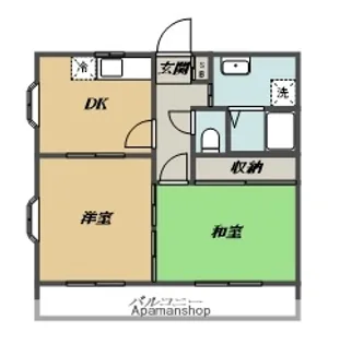 東京都大田区大森東4丁目【マンション】の間取り