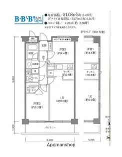 ステラコート【3階】の間取り