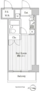 スペーシア池上【2階】の間取り