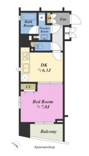 デュオ・スカーラ蒲田【2階】の間取り