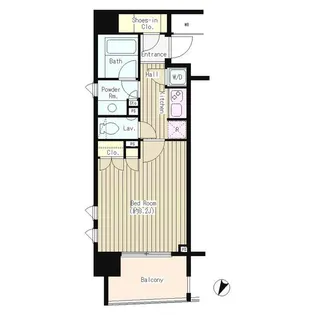 コクヨーレ日本橋【6階】の間取り
