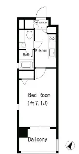 MFPRコート蒲田【7階】の間取り