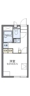 レオパレスシャトルK【2階】の間取り