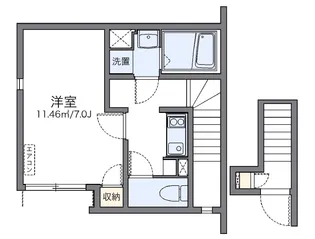 レオネクストトリクレイオ池上【2階】の間取り