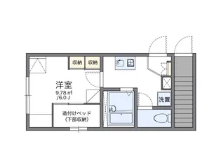 レオパレス末広【1階】の間取り