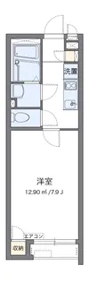 クレイノサクセス【102号室】の間取り