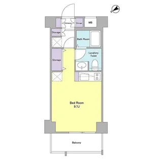 スタイリオ下丸子【4階】の間取り