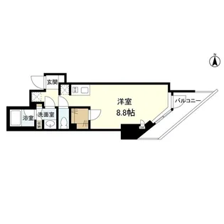 1Rの間取り画像