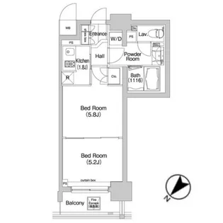 コンフォリア三田EAST【13階】の間取り