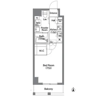 コンフォリア錦糸町DEUX【5階】の間取り