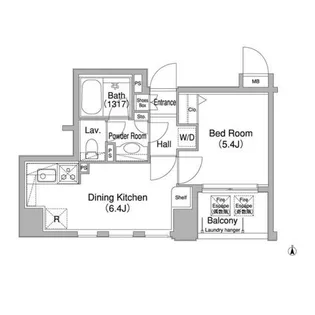 コンフォリア三田ノース【10階】の間取り