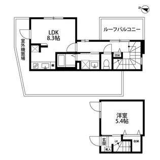 MOMO17白金【4階】の間取り