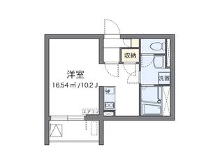 クレイノアウリィ仲六郷【4階】の間取り