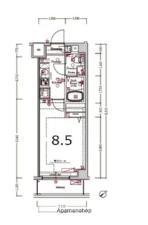 XEBEC京急蒲田【1階】の間取り