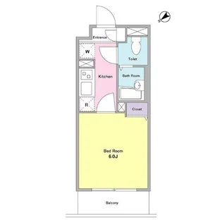 NTPRレジデンス大井町【4階】の間取り