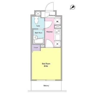 NTPRレジデンス大井町【1階】の間取り