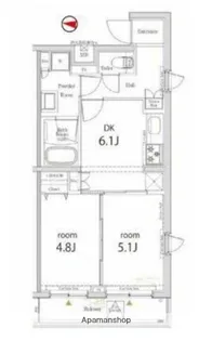 LOG池上【5階】の間取り