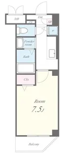 DORF SHIROKANE【3階】の間取り