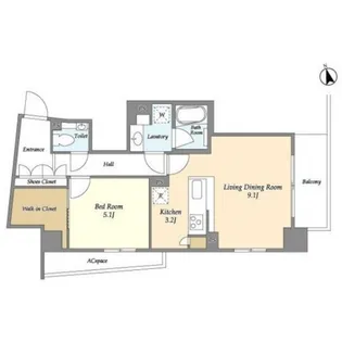 スタイリオ品川大井パークフロント【7階】の間取り