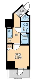 プライマル品川大森海岸【3階】の間取り