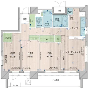 メインステージ浅草橋【12階】の間取り