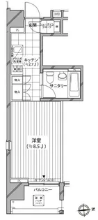 東京都港区麻布十番2丁目【マンション】の間取り