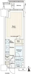 カスタリア麻布十番Ⅱ【3階】の間取り