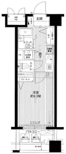 メインステージ赤坂Ⅱ【11階】の間取り