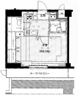 メインステージ白金高輪【601号室号室】の間取り