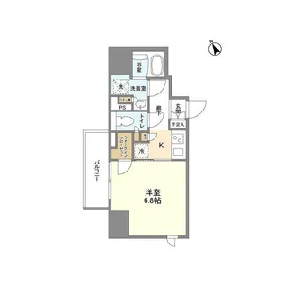 シェフルール新御徒町Ⅱ【11階】の間取り